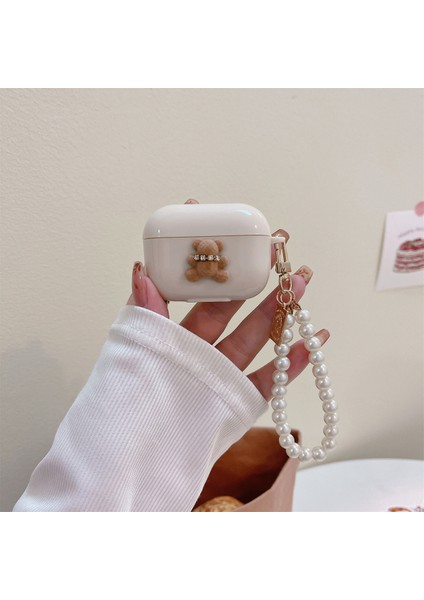 Apple Airpods 3 için Sevimli Ayı tooth Tpu Koruyucu Bilezik Küçük Ayı Kulaklık Kılıfı (Yurt Dışından) fiyatları