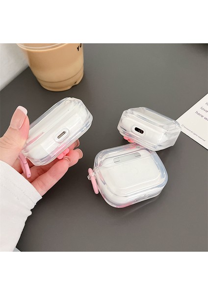 Apple Airpods için Şarj Lı 2016 2019 Airpods Kablosuz Şarj Lı 2019 Tavşan Ayı Desenli Yumuşak Tpu tooth Koruyucu Tokalı Kulaklık Kılıfı (Yurt Dışından) fiyatları