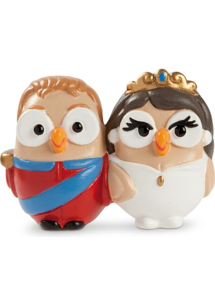 Miti E Leggende Goofi Prens ve Prenses Dekoratif Obje 10 cm x 7 cm