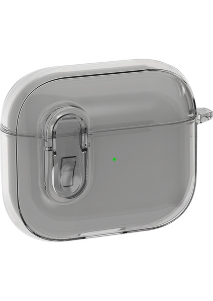 Apple Airpods 3 için Pc + Tpu Anti Damla Şeffaf Asılı Toka Kulaklık Kılıfı (Yurt Dışından)