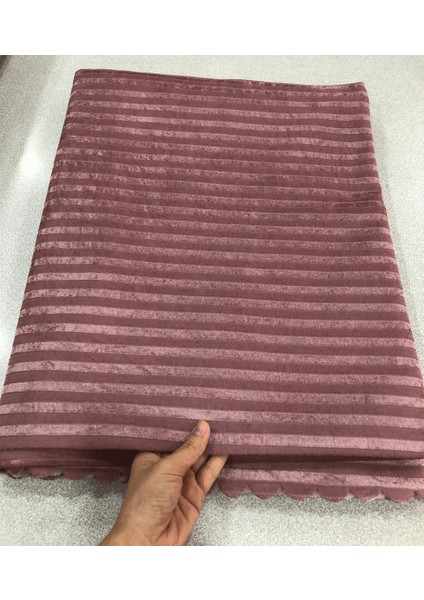 Süngerli Koltuk Örtüsü Yeni Model (Gül Kurusu )