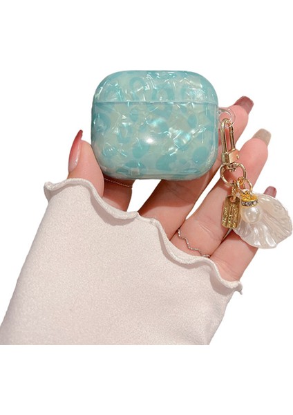 Apple Airpods için 3 Kabuk Tahıl Tpu Anti Damla tooth Kabuk Kolye İle Aşınma Önleyici Koruyucu Kulaklık Kılıfı (Yurt Dışından)