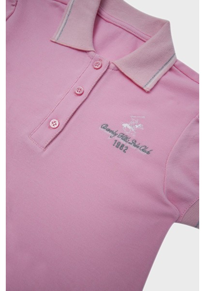 Beverly Hills Polo Club Bg Store Kız Çocuk Pembe T-Shirt 23Ss2Bhg521