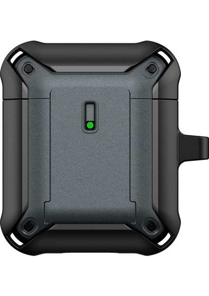 Apple Airpods için 2016 2019 Airpods Kablosuz 2019 Çıft Renkli Koruyucu Kaydırarak Açılan Tpu+Pc Kulaklık Kılıfı (Yurt Dışından)