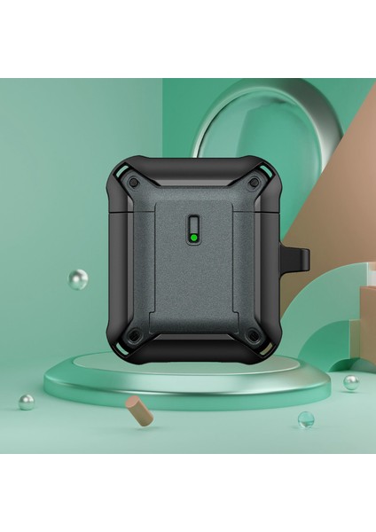 Apple Airpods için 2016 2019 Airpods Kablosuz 2019 Çıft Renkli Koruyucu Kaydırarak Açılan Tpu+Pc Kulaklık Kılıfı (Yurt Dışından) fiyatları