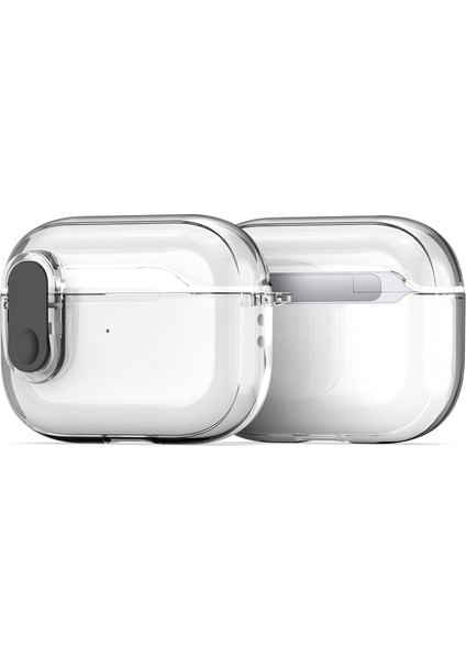 Apple Airpods Pro 2 için Tpu+Pc Asma Kancalı Şeffaf Kulaklık Kılıfı (Yurt Dışından) fiyatları