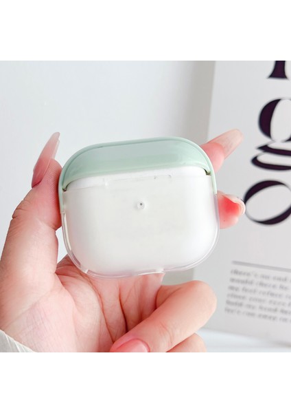 Apple Airpods 3 için Darbeye Dayanıklı Tpu Anti Drop tooth Bilek Kayışı İle Şarj + Şeffaf Kulaklık Kılıfı (Yurt Dışından)