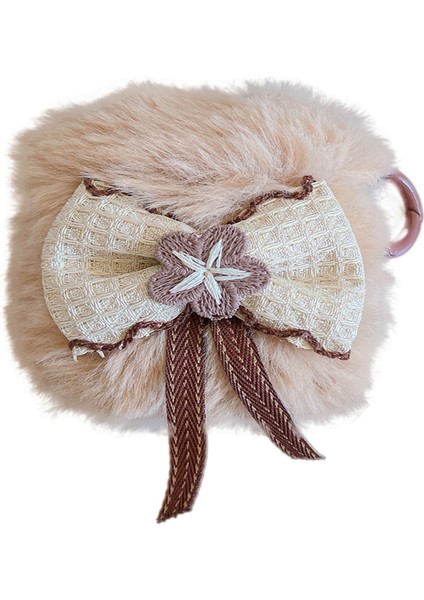 Apple Airpods Pro için Kış Peluş Koruyucu Ilmek Dekor tooth Kulaklık Kılıfı (Yurt Dışından)