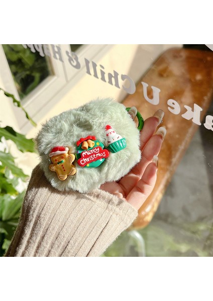 Apple Airpods 3 için Mutlu Noeller Kutusu Yumuşak Kabartmak Tpu Koruyucu İle Halka Toka Kulaklık Kılıfı (Yurt Dışından) fiyatları