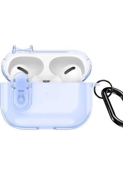 Apple Airpods Pro 2 için Tpu+Pc Asma Kancalı Kulaklık Kılıfı (Yurt Dışından)