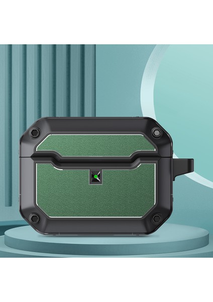 Apple Airpods Pro için Taşıma Çantası Çizilmeye Dayanıklı Tpu+Donanım Anahtarlıklı Kulaklık Kılıfı (Yurt Dışından) fiyatları