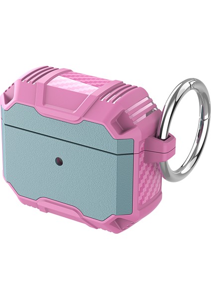 Apple Airpods 3 için tooth Kutusu Pc + Tpu Çift Katmanlı Anti Damla Koruyucu Anahtarlık Kulaklık Kılıfı (Yurt Dışından)