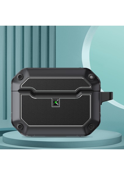 Apple Airpods Pro için Taşıma Çantası Çizilmeye Dayanıklı Tpu+Anahtarlıklı Donanım Kulaklık Kılıfı (Yurt Dışından) fiyatları