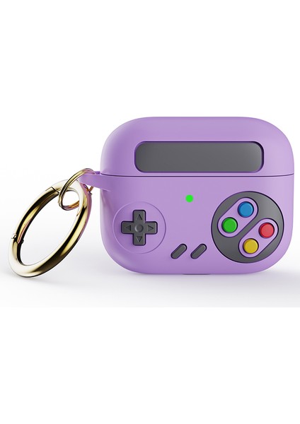 Apple Airpods Pro Silikon Oyun Konsolu Tam Kulakiçi Halka Toka için Kulaklık Kılıfı (Yurt Dışından)