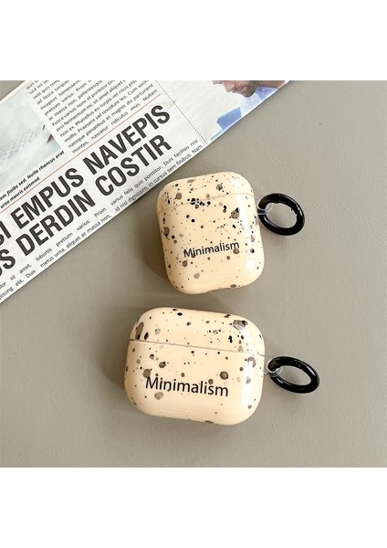 Apple Airpods için 2016 2019 Airpods Kablosuz 2019 Düşmeyı Önleyen Mürekkep Stili Nokta Imd Taşınabilir Tokalı Tpu Kulaklık Kılıfı (Yurt Dışından) fiyatları