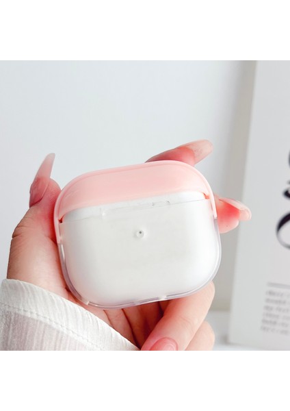 Apple Airpods 3 için Darbeye Dayanıklı Tpu Anti Drop tooth Şarj Bilek Kayışı Ile + Şeffaf Kulaklık Kılıfı (Yurt Dışından)