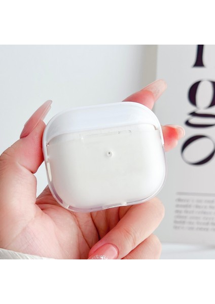 Apple Airpods 3 için Darbeye Dayanıklı Tpu Anti Drop tooth Şarj Bilek Kayışı Ile + Şeffaf Kulaklık Kılıfı (Yurt Dışından)