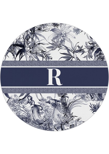 Alphabet R Harfli Servis Altlığı 34 cm