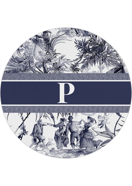 Alphabet P Harfli Servis Altlığı 34 cm fiyatları