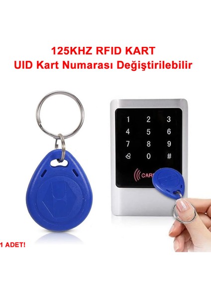 Uıd Kimlik Numarası Değiştirilebilir 125KHZ Rfıdrfid Manyetik Anahtarlık Proximity Göstergeç EM4100