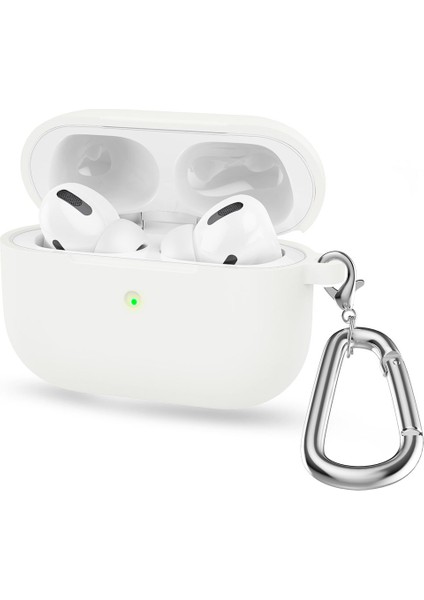 Apple Airpods 3 için Yumuşak Silikon , Anahtarlıklı Şok Emici Koruyucu Kulaklık Kılıfı (Yurt Dışından)