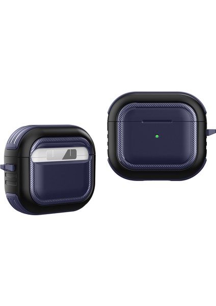 tooth Anti Damla Tpu + Pc Koruyucu Airpods 3 Style 12 için Asılı Toka İle Kulaklık Kılıfı (Yurt Dışından)