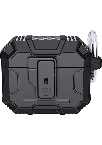 Apple Airpods 3 için Koruyucu Yumuşak Tpu+Pc Şarj Kulaklık Kılıfı (Yurt Dışından)