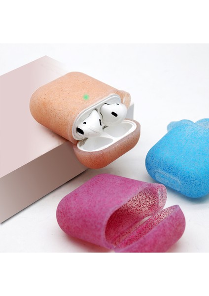 Apple Airpods için 2016 2019 Airpods Kablosuz 2019 Işıltılı Silikon Kulakiçi Askı Tokalı Koruyucu Kabuk Şarap Sı Kulaklık Kılıfı (Yurt Dışından) fiyatları