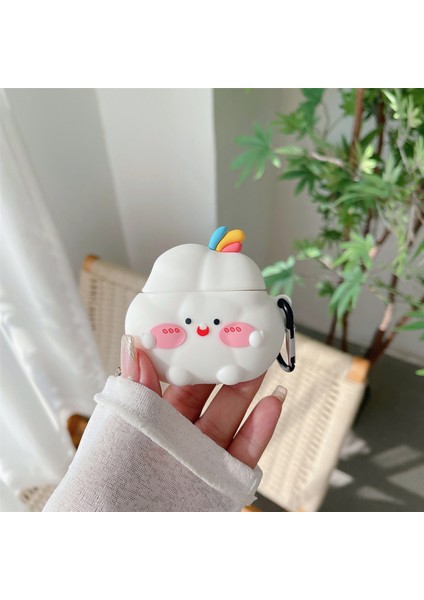 Apple Airpods 3 için Silikon Sevimli Bulut Tam Anti Damla Kulaklık Kılıfı (Yurt Dışından) fiyatları