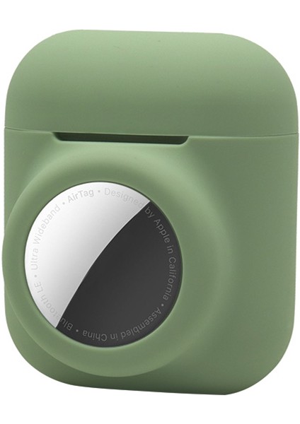 Apple Airpods için 2'Si 1 Arada Silikon Koruyucu 2016 2019 Airpods Kablosuz 2019 +Aırtag Matcha Kulaklık Kılıfı (Yurt Dışından) fiyatları
