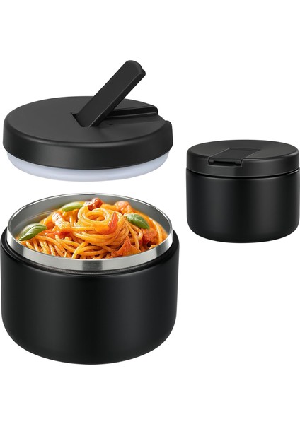 ， 12 Oz Yalıtımlı Vakumlu Gıda Kavanoz, Sıcak Yemek Için Geçmeli Kapaklı Geniş Ağızlı Çorba Kavanoz Çocuk Sızdırmaz Paslanmaz Çelik Öğle Yemeği Konteyneri (Pembe At) (Yurt Dışından)