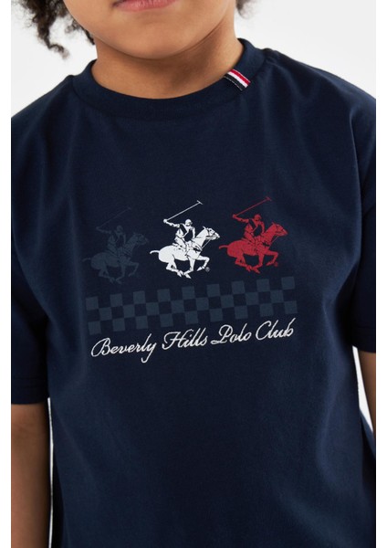 Beverly Hills Polo Club Bg Store Erkek Çocuk Lacivert T-Shirt 23Ss2Bhb504