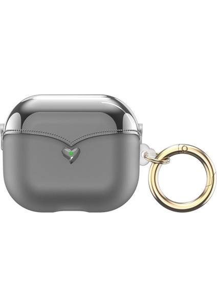 Airpods Pro Gen 2 Usb C Pro 2 Tpu Kablosuz tooth Tam Vücut Darbeye Dayanıklı Galvanik Halka Tokalı Şeffaf Kulaklık Kılıfı (Yurt Dışından)
