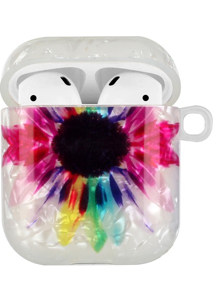 Apple Airpods için 2016 2019 Kablosuz Airpods 2019 Şık Kabuk Tahıl Desen Baskı Imd Tpu Koruyucu Kordonlu Renkli Ayçiçeği Kulaklık Kılıfı (Yurt Dışından) fiyatları