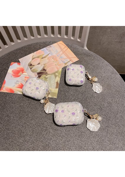 Apple Airpod'Lar için Ile 2016 2019 Kablosuz İle Airpods 2019 Lale Kabuğu Derisi Tpu Kolye İle Kulaklık Kılıfı (Yurt Dışından) fiyatları