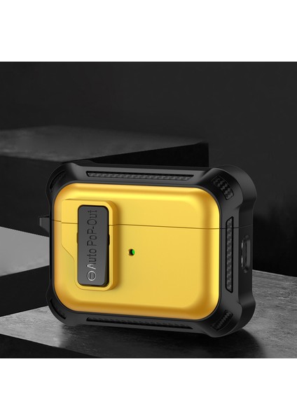 Airpods Pro 2 için Basma Toka Tamı Kablosuz Koruyucu Tpu + Pc Anti Damla Kulaklık Kılıfı (Yurt Dışından) fiyatları