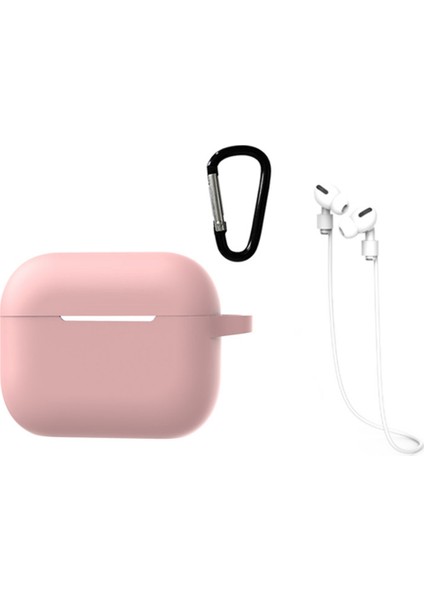 Airpods Pro 2 için 3'Ü 1 Arada tooth Silikon Koruyucu + Anti Kayıp Halat + Asılı Toka Kulaklık Kılıfı (Yurt Dışından)
