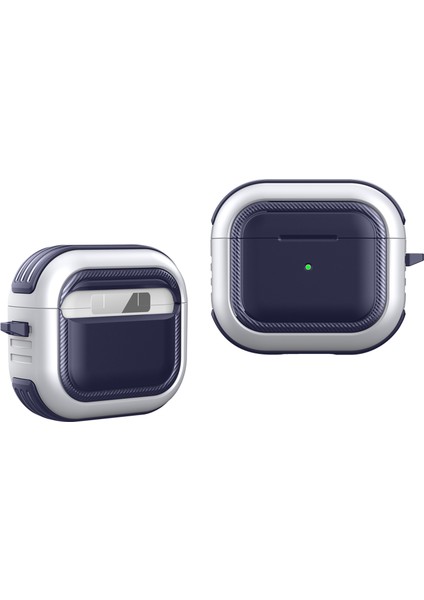 tooth Anti Damla Tpu + Pc Koruyucu Airpods 3 Style 14 için Asılı Toka İle Kulaklık Kılıfı (Yurt Dışından)