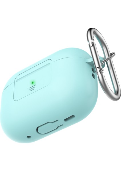 Airpods Pro 2 için Silikon Düşmeyi Önleyici Entegre tooth Koruyucusu, Askılı, Kanca Nane İ Kulaklık Kılıfı (Yurt Dışından)