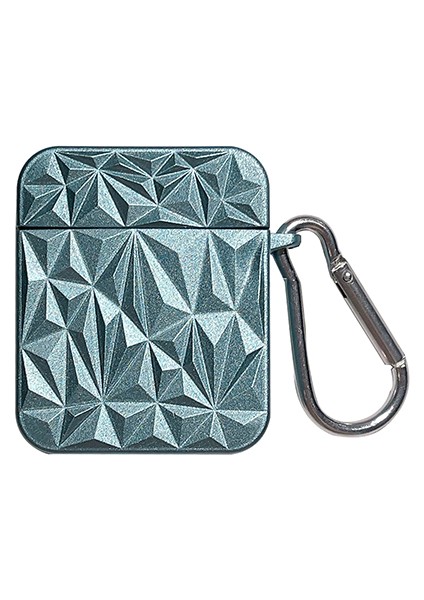 Apple Airpods için 2016 2019 Airpods Kablosuz 2019 Elmas Dokulu Koruyucu Pc Düşmeyi Önleyici Kulaklık Kılıfı (Yurt Dışından)