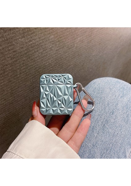 Apple Airpods için 2016 2019 Airpods Kablosuz 2019 Elmas Dokulu Koruyucu Pc Düşmeyi Önleyici Kulaklık Kılıfı (Yurt Dışından) fiyatları