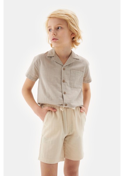 Bg Store Erkek Çocuk Bej Şort 23ss2nb3143 fiyatları