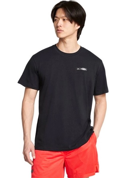 Heavyweight Armour Erkek Siyah Günlük Stil T-Shirt 1382831-001