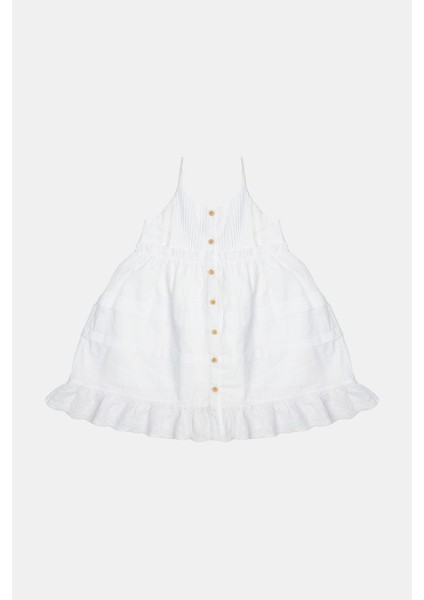 Bg Store Kız Çocuk Beyaz Elbise 23SS2TJ4930 indirimleri
