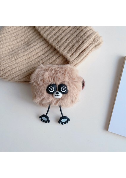 Apple Airpods Pro 2 için Karikatür Rakun tooth Peluş Halkalı Toka Kulaklık Kılıfı (Yurt Dışından) fiyatları