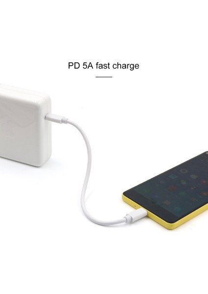 iPhone 15 Serisi Için 2 M Pd 5A Tip-C'den Tip-C'ye Hızlı Şarj Kablosu Cep Telefonu Şarj Kablosu (Yurt Dışından)