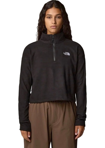 100 Glacier Cropped Kadın Siyah Outdoor Mont NF0A855N4H01