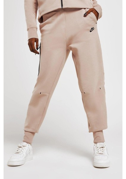 Tech Fleece Loose Fit Sweat Trousers Pink Bol Kesim Kadın Eşofman Altı Pembe