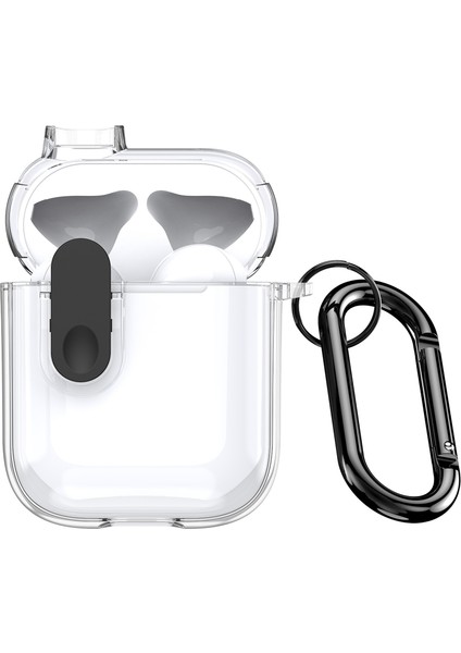 Apple Airpods için 2016 2019 Airpods Kablosuz Şeffaf Kulaklık Kılıfı (Yurt Dışından)
