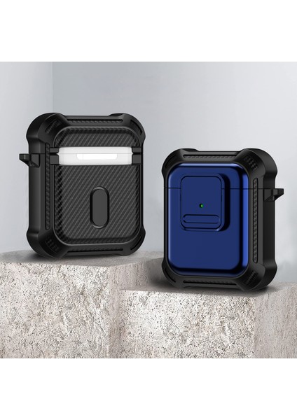 Airpods için Kablosuz 2019 Airpods 2019 2016 Tpu+Pc Basmalı Düğmeli Kulaklık Kılıfı (Yurt Dışından) fiyatları